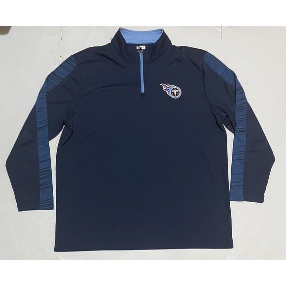 Team Apparel Other - NFL TEAM TX3 Cool Tennessee Titans 1/4 Zip Sweatshirt Size 2XL Fleece Navy